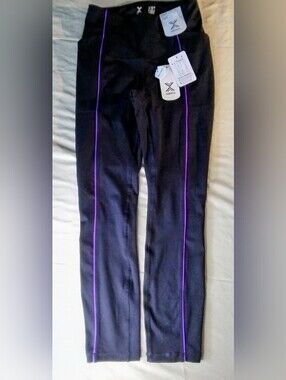 Xersion Activewear Capri Leggings Dark Purple Size Small Medium